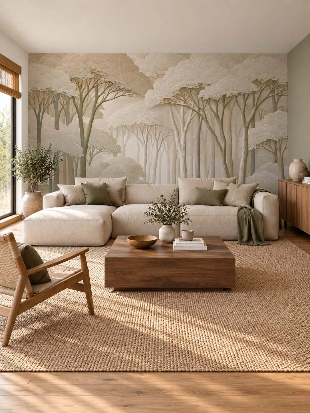 Лес, 3D-барельеф